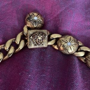 Versace gold metal belt